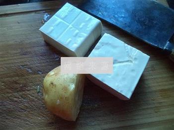 烤土豆豆腐片的做法步骤1