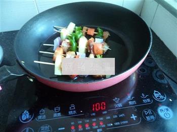 香煎香辣鸡肉串的做法步骤6