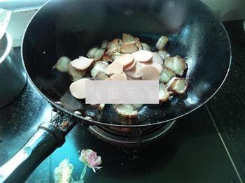 青椒腊肉片的做法图解5