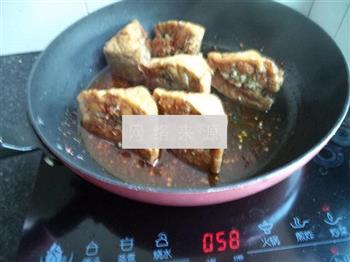 煎三角豆腐酿肉的做法图解8