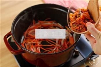 韩式泡菜炒年糕的做法步骤4