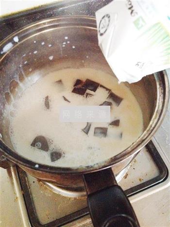 木薯小方热牛奶的做法图解9