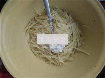 香煎土豆丝饼的做法步骤3