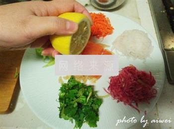 三文鱼大拌菜的做法步骤7
