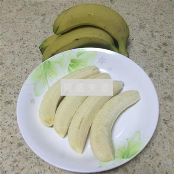 燕麦炸香蕉的做法步骤1