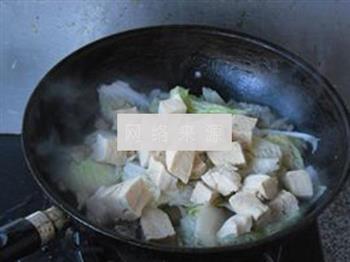 冻豆腐大白菜的做法图解4