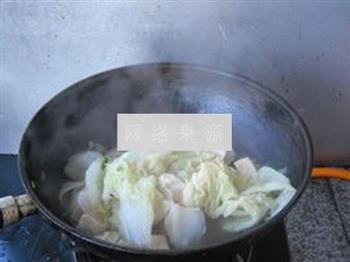 冻豆腐大白菜的做法步骤5
