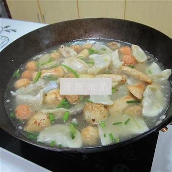 筒骨饺子锅的做法步骤11