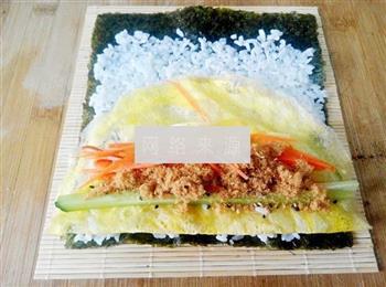 肉松寿司的做法图解7