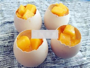 鸡蛋壳芒果布丁的做法步骤7