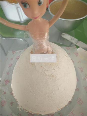 芭比娃娃蛋糕的做法步骤12
