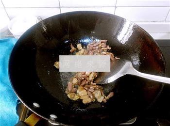 豆角肉丝蒸面的做法步骤3