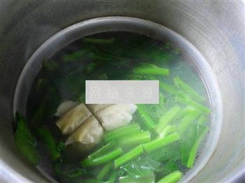 油菜蕻面结龙骨汤的做法图解10