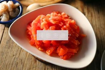 鲜虾番茄疙瘩汤的做法图解3