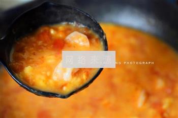 鲜虾番茄疙瘩汤的做法步骤8