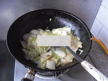 素炒白菜片的做法步骤3