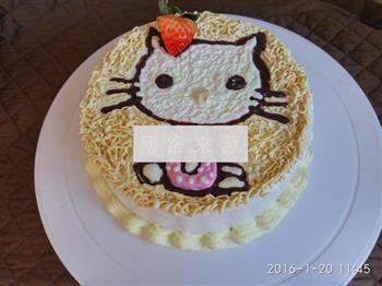 凯特猫蛋糕的做法图解21