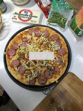 12寸超级披萨的做法图解4