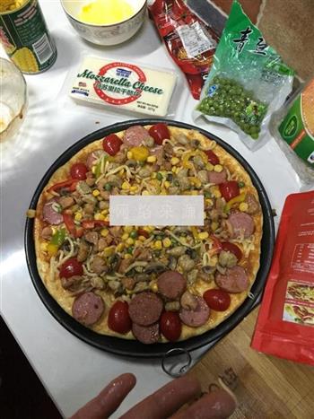 12寸超级披萨的做法图解5