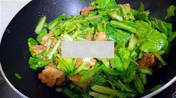 家常小白菜炖豆腐的做法步骤13