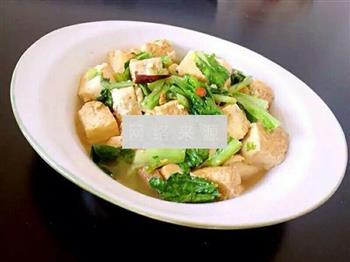 家常小白菜炖豆腐的做法步骤17