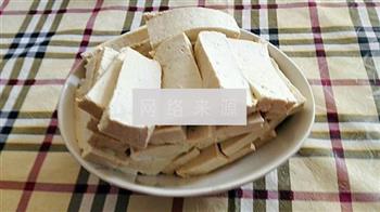 家常小白菜炖豆腐的做法图解2