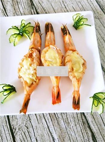 芝士焗大虾的做法图解10