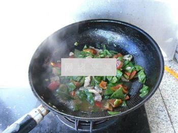 红椒烧扁豆的做法步骤12