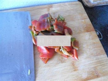 红椒烧扁豆的做法步骤4