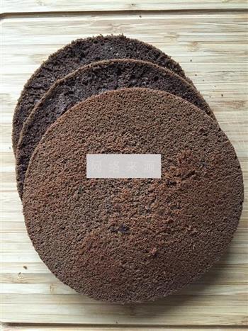 六寸巧克力慕斯蛋糕的做法图解1