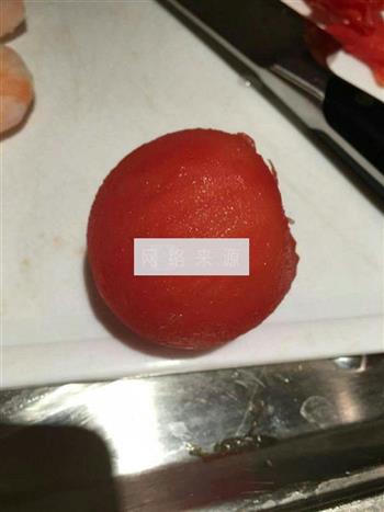 番茄虾仁意面的做法图解2