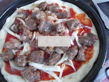 法式黑椒牛肉披萨的做法图解15