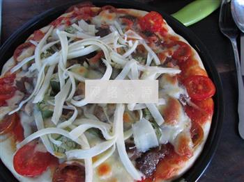 法式黑椒牛肉披萨的做法图解19