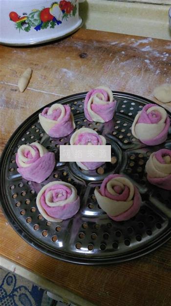 玫瑰花卷馍馍的做法步骤12