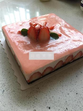 六寸草莓酸奶慕斯的做法步骤13