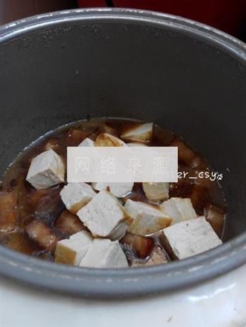 千叶豆腐烧肉的做法步骤6