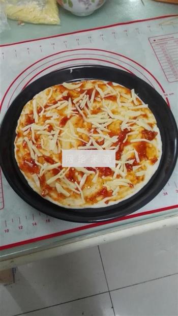 无边凤尾虾披萨的做法图解13