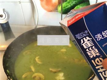 芦笋蘑菇奶油浓汤的做法图解10
