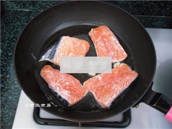 干煎三文鱼的做法步骤6