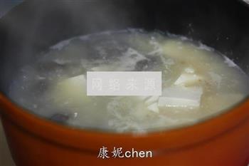 双冬豆腐汤羹的做法图解6