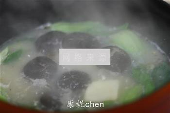双冬豆腐汤羹的做法步骤7