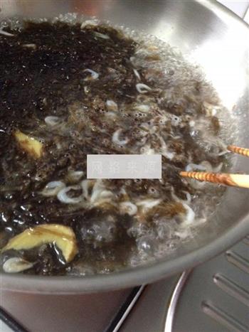 紫菜虾皮味增汤的做法步骤4