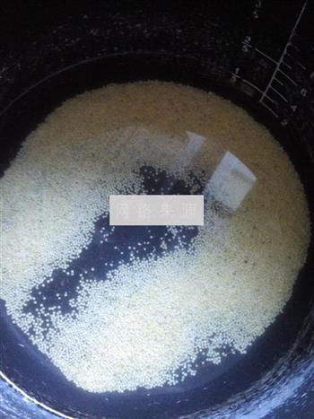 红枣栗子小米粥的做法步骤3