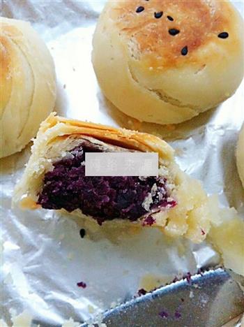 紫薯馅酥饼的做法步骤15