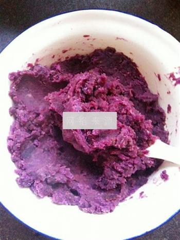 紫薯馅酥饼的做法步骤3
