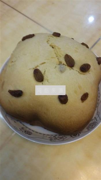 面包机葡萄干面包的做法步骤6