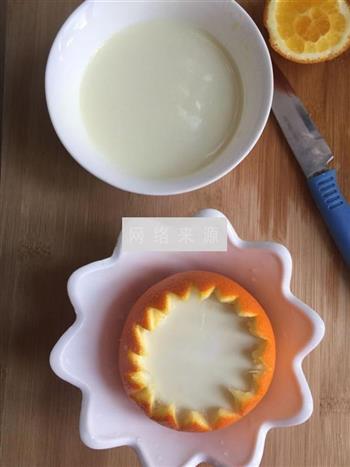 橙香姜撞奶的做法步骤8