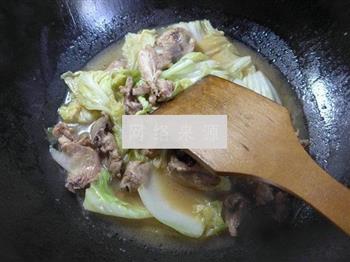白菜煮鸡骨架的做法步骤8