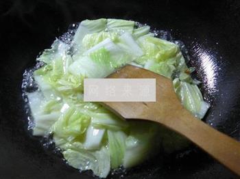 咖喱圆蛤煮白菜的做法图解3