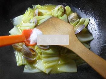 咖喱圆蛤煮白菜的做法步骤6